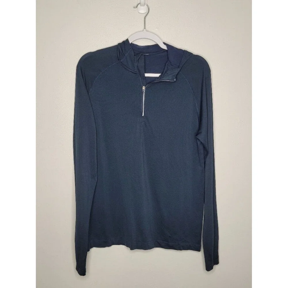 Lululemon dark blue Vent Tech 1/2 Zip Men's Pullover long sleeve